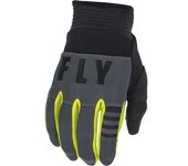 FLY Racing F-16 Guantes de motocross - Gris Amarillo (XS)
