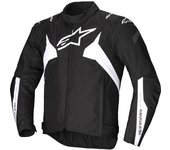 Alpinestars T-Jaws V4 Chaqueta textil de moto impermeable - Negro Blanco (2XL)