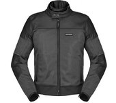 Spidi Intersection H2Out chaqueta de cuero impermeable para motocicleta - Negro (2XL)