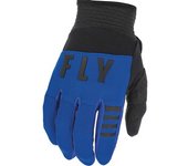FLY Racing F-16 Guantes de Motocross Juvenil - Negro Azul (S)