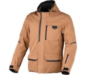 Macna Mondo 2.0 Chaqueta textil de moto impermeable - Marrón (2XL)