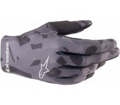 Alpinestars Radar Magnet Guantes de motocross juvenil - Negro Gris Plata (2XS)