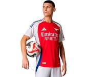 Adidas - Camiseta oficial Arsenal FC Primera Equipación Authentic 2024-2025, Unisex, Better Scarlet-White, XL