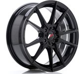 Llanta De Aluminio Japan Racing Jr21 9.5x19 5x100 Et35 Brillo Negro