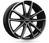 Llanta De Aluminio Gmp Titan 9.5x21 5x112 Et26 Frontal Negro Pulido