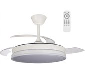 Ventilador led aspas plegables surpino blanco cct dim (45w)