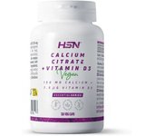 HSN Citrato de calcio + vitamina d3 (150mg calcio/300ui) - 120 veg caps