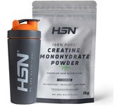 HSN Pack - creatina monohidrato en polvo 1kg + shaker  we are nutrition! acero inoxidable 739ml gris