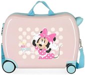 Maleta infantil disney 4w (2 multid )minnie play all day rosa