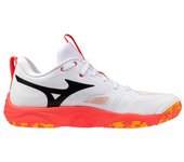 Zapatillas de voleibol mizuno wave momentum elite blanco/coral/ci