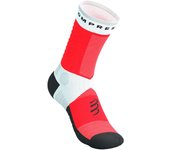 Calcetines de running compressport ultra trail v2.0 unisex blanco