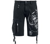 Pantalones cortos de Motörhead - EMP Signature Collection - M 3XL - para Hombre - Negro