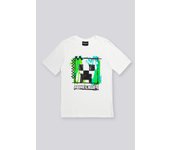 Camiseta Minecraft - Blanco - Camiseta Niño talla 12