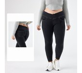 Leggings vaqueros Mujer Talla large, High Cruzada Belt, push up y elástico