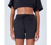 Conjunto Deportivo Mujer yoga: Camiseta holgada con Cordón Y short transpirable