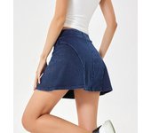 Falda pantalón Deportiva Mujer push up high Belt estil Vaquero elástico