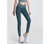 Leggings Deportivos Mujer alta Cruzada cinturón push up con estampado moderno