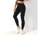 Leggings Deportivos mujer sin costura, High Belt, compresión y efecto push-up