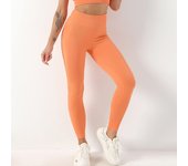 Leggings Deportivos mujer sin costura, High Belt, compresión y efecto push-up