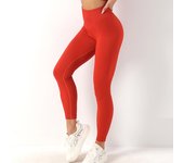 Leggings Deportivos mujer sin costura, High Belt, compresión y efecto push-up