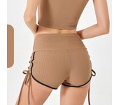 Short Deportivo Mujer con Cordón - Secado rápido, Realce de Glúeos, Yoga y Running