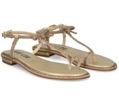 Bibi Lou Sandalias Planas Mujer - Dorado Talla 41
