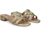 Bibi Lou Sandalias Planas Mujer - Dorado Talla 38