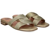 Bibi Lou Sandalias Planas Mujer - Dorado Talla 36