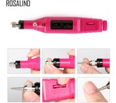 Rosalind Manicure Model Electric Grinder Mini Manicure Nail Polisher Nail Trimmer Color Painting Machine Nail Polisher
