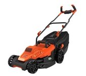 BLACK+DECKER BEMW471BH-QS Tondeuse à Gazon Filaire 6 Hauteurs, 1600 W, Orange, 38 cm, Cortacésped