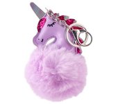 Mejor Dto!   Keychain Unicorn Puff  Und. Llavero