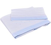 Juego de sábanas algodón maxi ABC - Sábanas ligeras y suaves para cunas grandes, con diseño de letras para estimular el aprendizaje