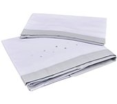 Juego de sábanas algodón maxi ABC - Sábanas ligeras y suaves para cunas grandes, con diseño de letras para estimular el aprendizaje