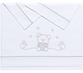 Juego de sábanas franela maxi ABC - Suavidad y abrigo para cunas grandes, con diseño de letras que estimula el aprendizaje desde pequeño
