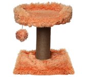 Catshion Flora Poste Rascador con Cama Durazno para gatos