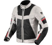 Revit Tornado 4 H2O chaqueta textil impermeable para motocicletas - Negro Plata (M)