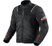 Revit Tornado 4 H2O chaqueta textil impermeable para motocicletas - Negro Gris (XS)
