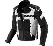 Spidi Warrior Net 2 Chaqueta de moto textil - Negro Blanco (3XL)