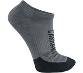 Carhartt Force Midweight Logo Low Cut Calcetines (3 pares) - Negro Gris