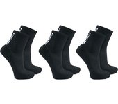 Carhartt Force Midweight Logo Short Crew Calcetines (3 pares) - Negro