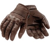 Pando Moto Onyx Black Guantes de moto perforados - Marrón (XS)