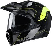 HJC C80 Rox casco - Negro Amarillo (XS)