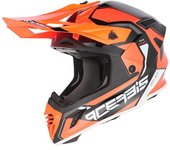 Acerbis X-Track 2024 Casco de motocross - Negro Naranja (2XL)