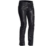 Halvarssons Rider Pantalones de cuero para motocicleta para damas - Negro (40)