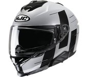 HJC i71 Peka Casco - Negro Gris (XS 54 55)
