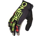 Oneal Mayhem Nanofront Attack Guantes de motocross - Negro Amarillo (S)