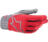Alpinestars A-Dura Guantes de bicicleta para jóvenes - Gris Rojo (L)