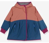 Chaqueta impermeable de entretiempo para niña AINA MOVE finkid, colorblock arcilla