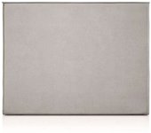 Morfeo Cabecero de madera tapizado gris 115x120 cm. Para cama de 105 cm