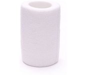 Rehab Medic - Tape Sujeta-Espinilleras (7,5 cm x 4,6 m), Unisex, Blanco